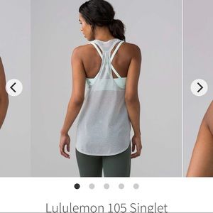 Lululemon mesh tank